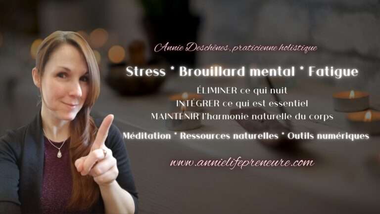 Page Facebook professionnelle Annie Deschênes, Mentore holistique